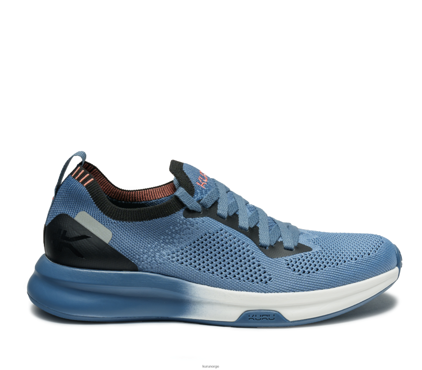 Nei Kuru kvinner fluks sko mineral blå/sort 8ZL4T41