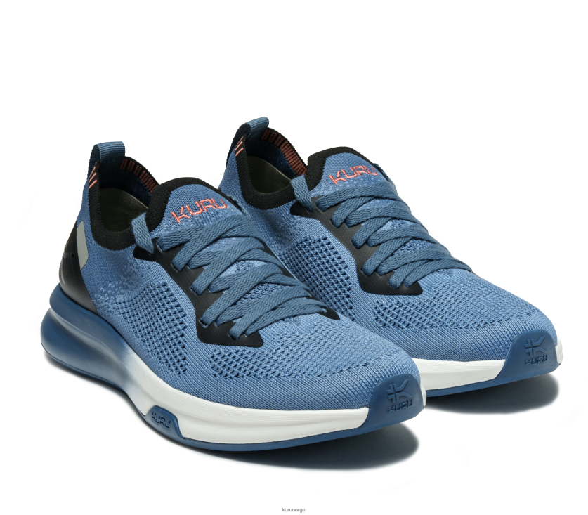 Nei Kuru kvinner fluks sko mineral blå/sort 8ZL4T41