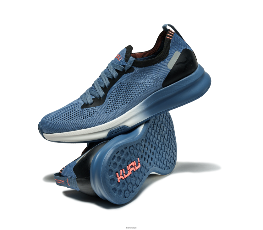 Nei Kuru kvinner fluks sko mineral blå/sort 8ZL4T41