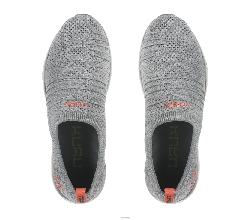 nei Kuru kvinner gå bredt sko gråmelert/hvit/ferskenrosa 8ZL4T491