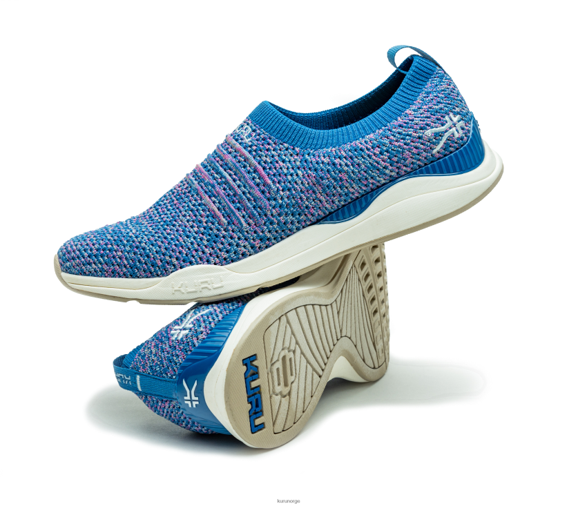 nei Kuru kvinner gå bredt sko koboltblå/konfetti 8ZL4T494