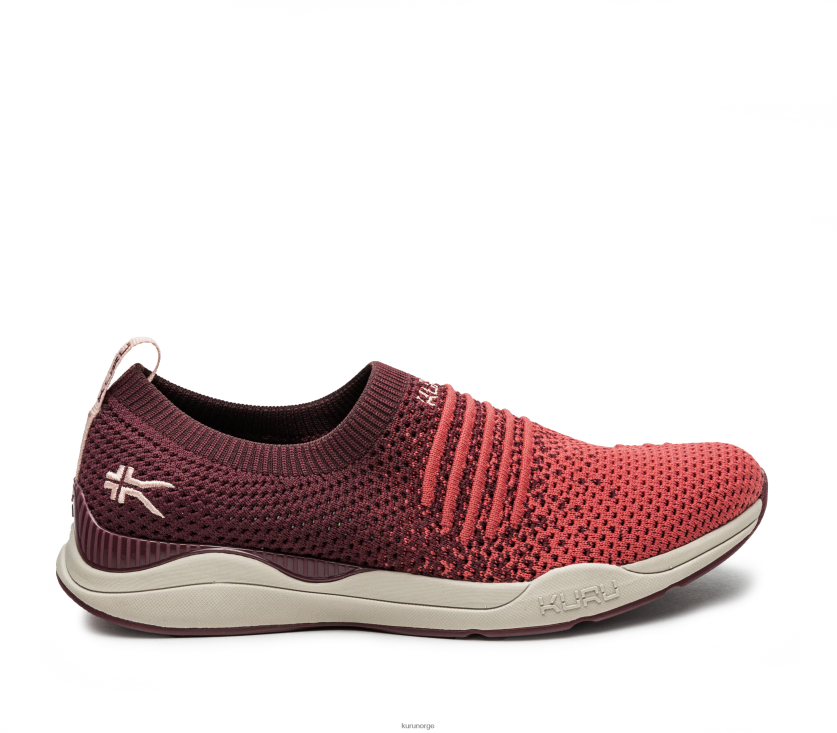 nei Kuru kvinner gå bredt sko plomme/rose 8ZL4T498