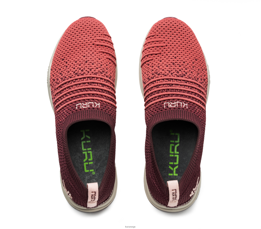 nei Kuru kvinner gå bredt sko plomme/rose 8ZL4T498