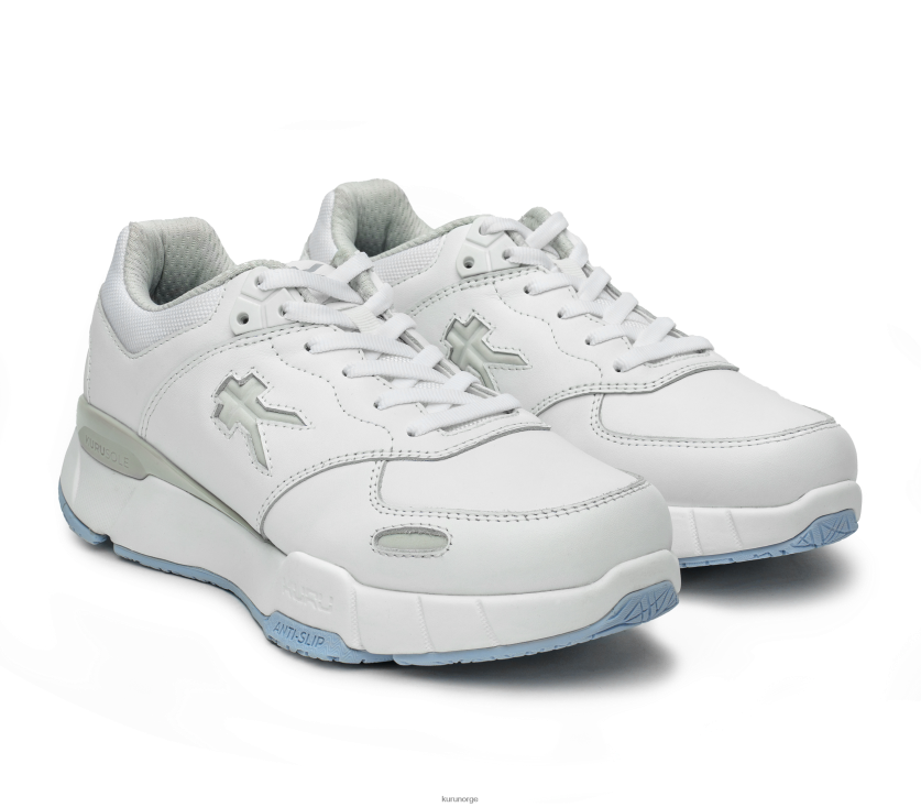 nei Kuru kvinner kinetisk bred sko lys hvit/blå tåke 8ZL4T449