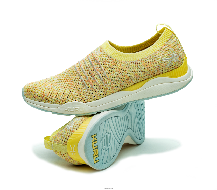 nei Kuru kvinner skritt sko gul utbrudd/konfetti 8ZL4T472