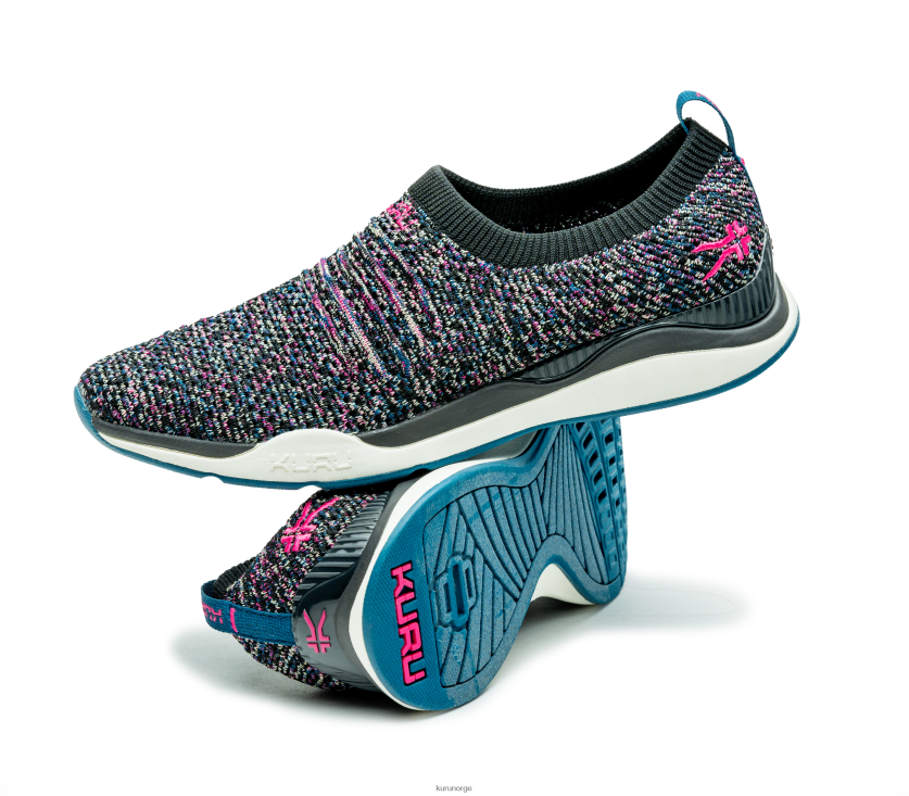 nei Kuru kvinner skritt sko svart/konfetti 8ZL4T485