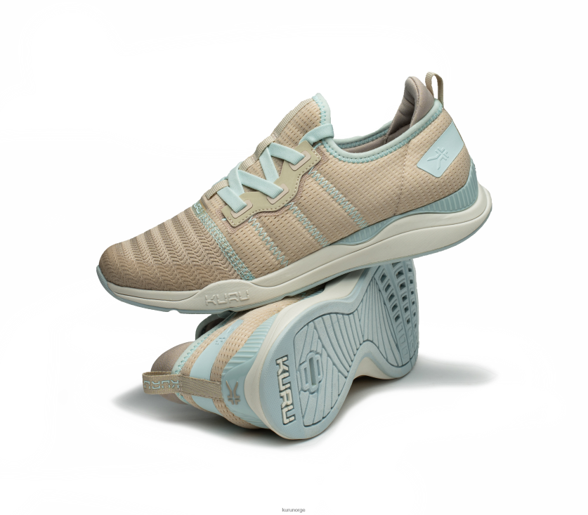 nei Kuru kvinner skritttrekk sko sand/tåkeblått 8ZL4T411