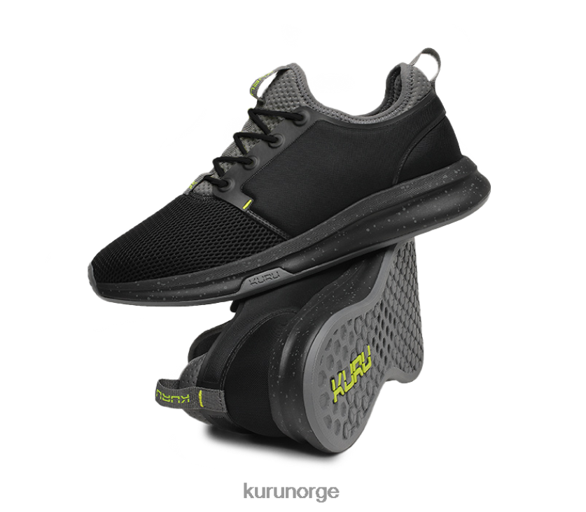 nei Kuru menn atom bredt sko jet black/sitron 8ZL4T4171