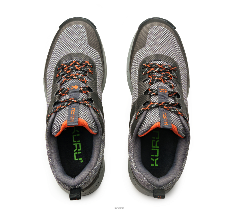 nei Kuru menn atomspor sko blygrått/oransje krydder 8ZL4T4138