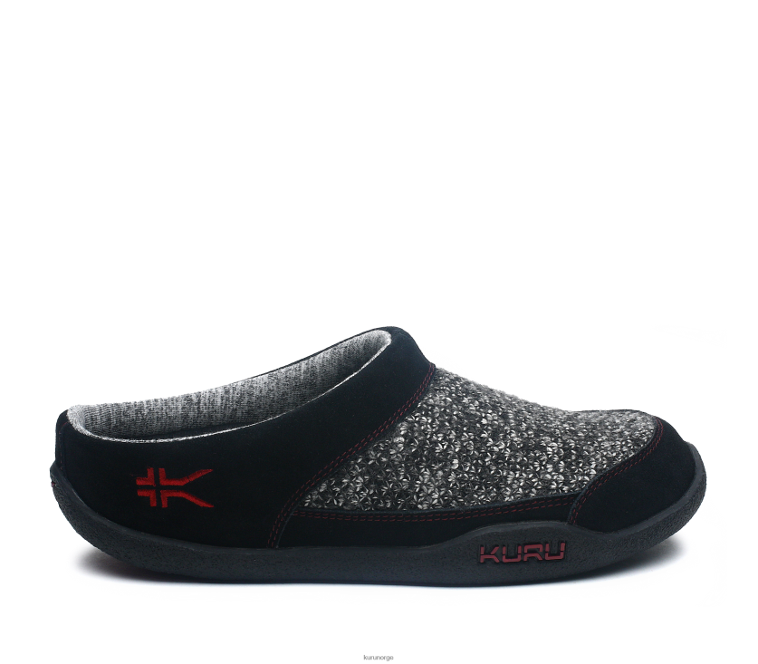 nei Kuru kvinner utkast sko svart/rød rubin 8ZL4T474