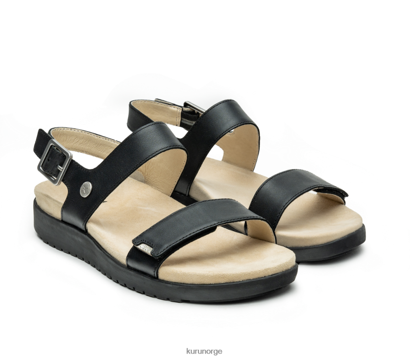 nei Kuru kvinner gli sko kulsort/sand 8ZL4T4114