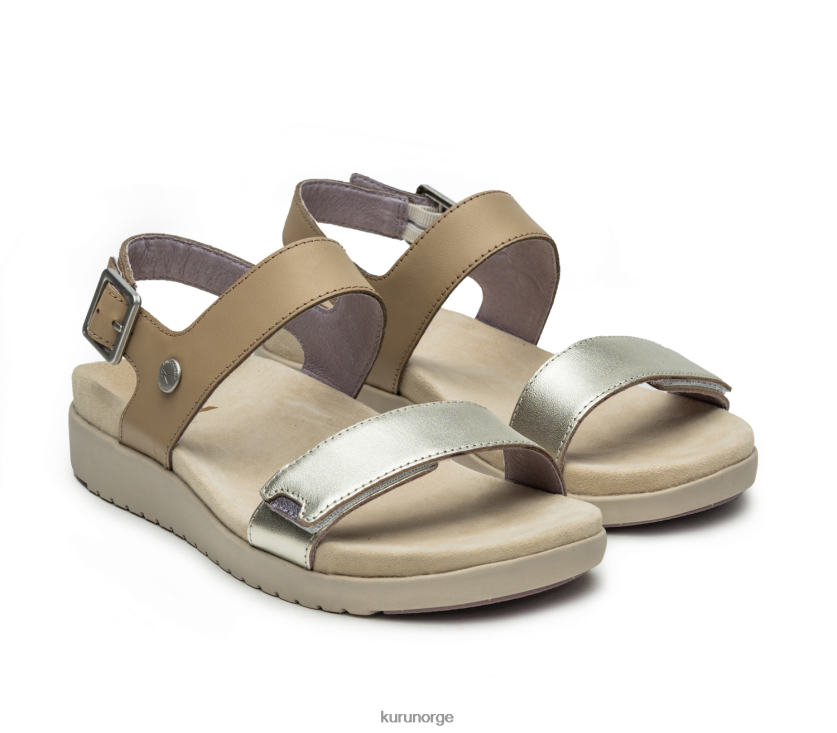 nei Kuru kvinner gli sko taupe/metallic 8ZL4T4116