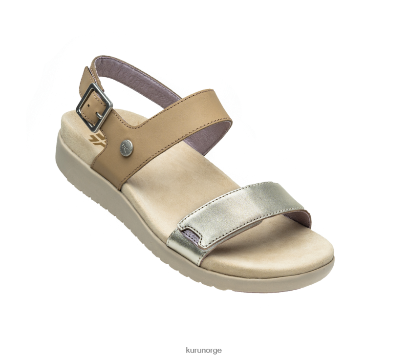 nei Kuru kvinner gli sko taupe/metallic 8ZL4T4116