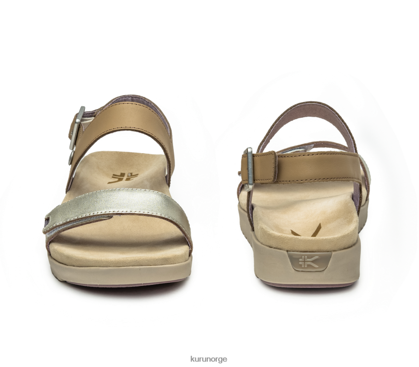 nei Kuru kvinner gli sko taupe/metallic 8ZL4T4116