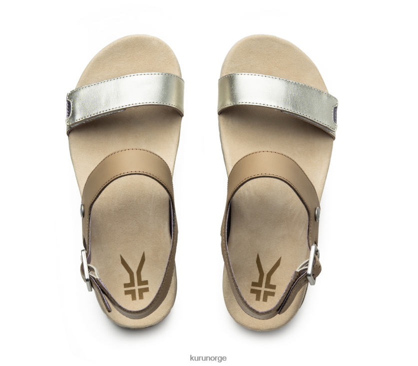 nei Kuru kvinner gli sko taupe/metallic 8ZL4T4116