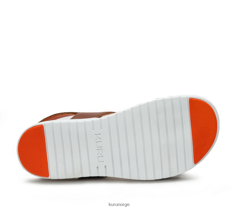 nei Kuru kvinner gli sko valnøttbrun/blodoransje 8ZL4T4111