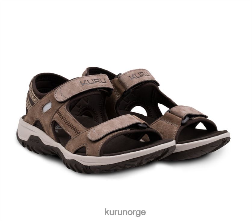 nei Kuru kvinner trå sko sedertrebrun/vaniljekrem/blek khaki 8ZL4T4101