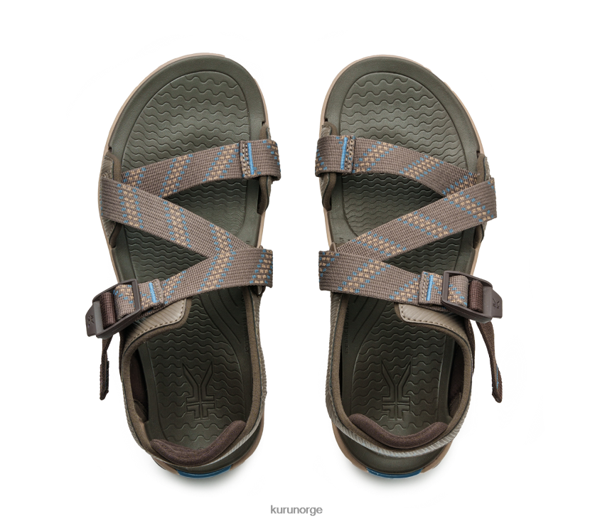 nei Kuru menn nåværende sko sedertre brun/mineralblå 8ZL4T4197