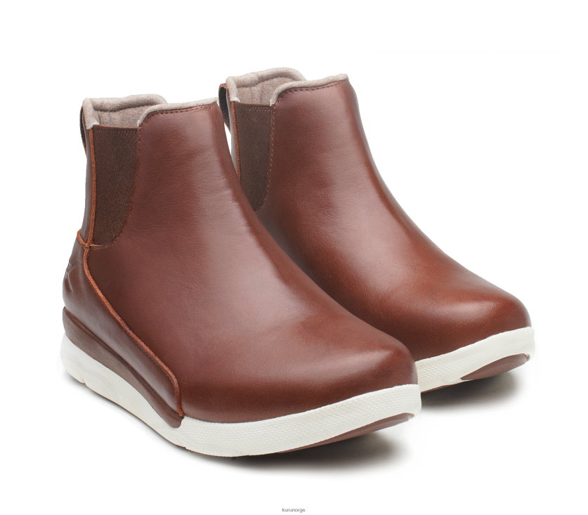 nei Kuru kvinner luna sko rik valnøtt/myk krem 8ZL4T476