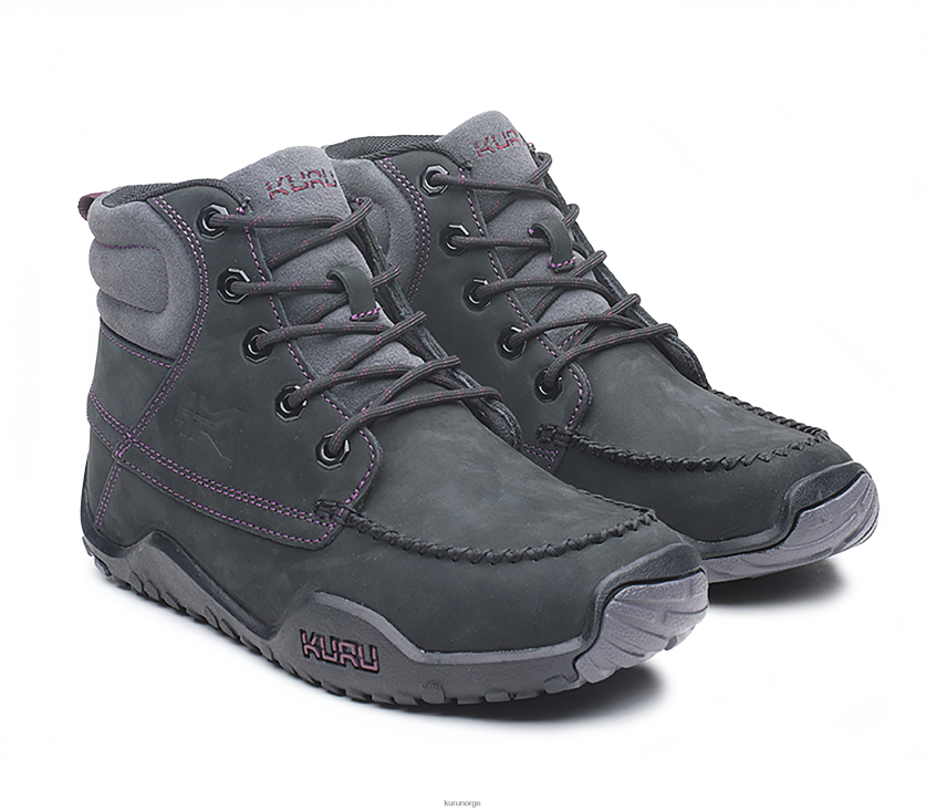 nei Kuru kvinner oppdrag sko jet black/basalt/figen lilla 8ZL4T4130