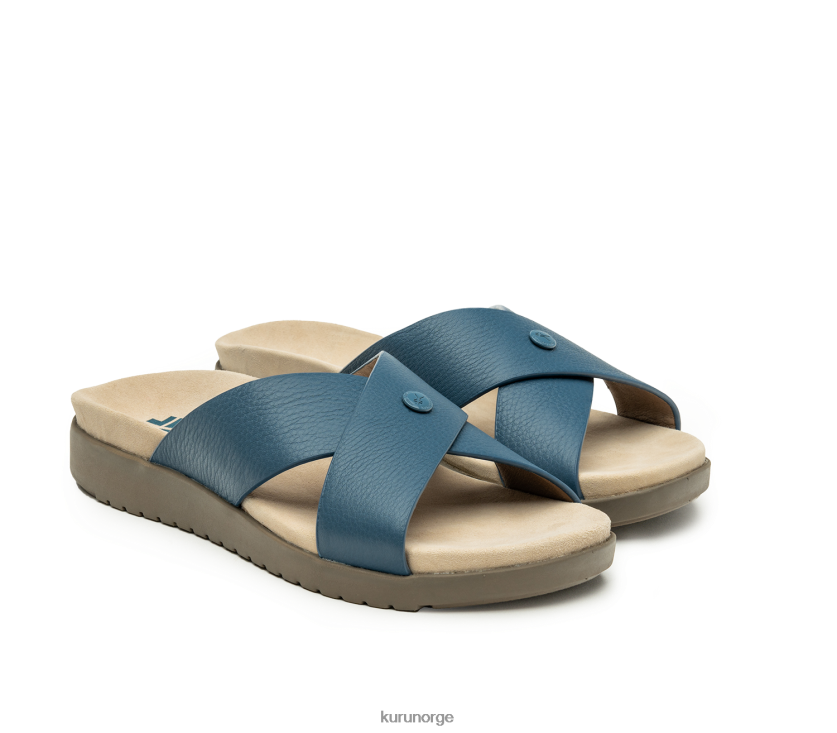 nei Kuru kvinner bris sko mineralblå/blek brun 8ZL4T4124