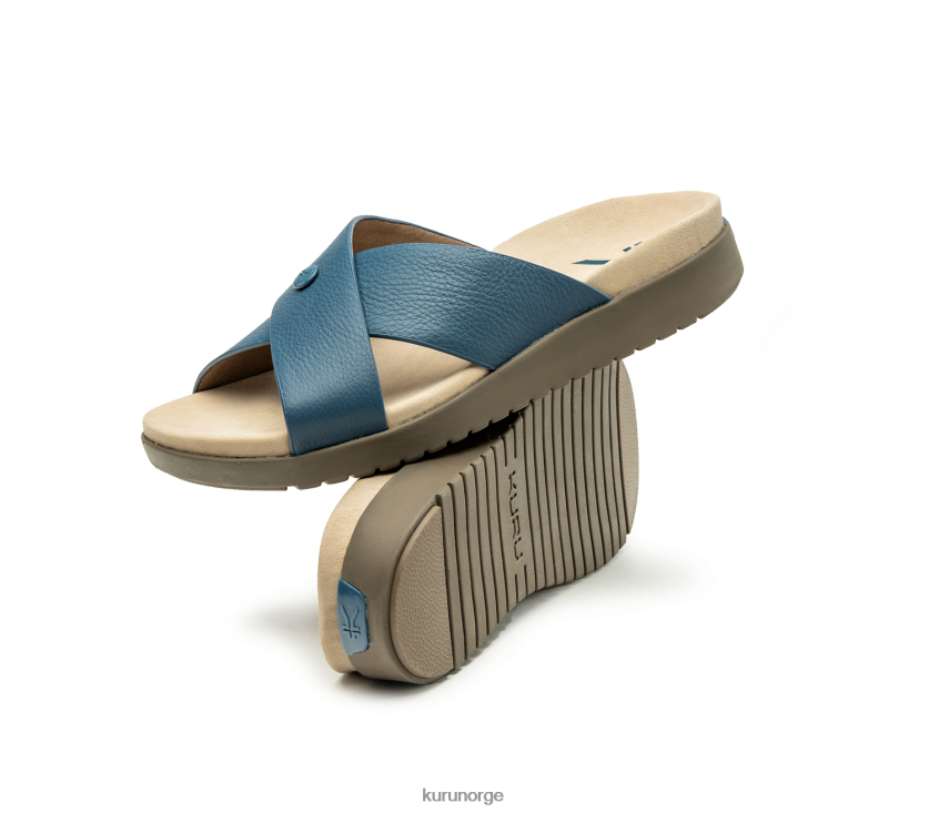 nei Kuru kvinner bris sko mineralblå/blek brun 8ZL4T4124
